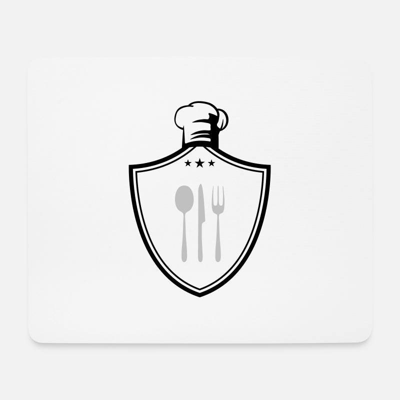 koch symbol wappen - Mousepad (Querformat) - Weiß