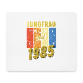 Jungfrau 1985 Sternzeichen Geburtstag - Mousepad (Querformat) - Weiß - Vorne
