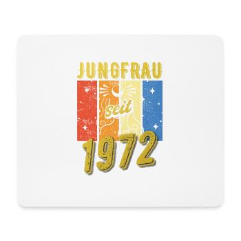 Jungfrau 1972 Sternzeichen Geburtstag - Mousepad (Querformat) - Weiß - Vorne
