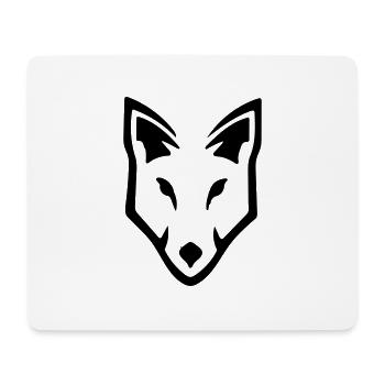 Wolf - Mouse Pad (horizontal) - white - Front