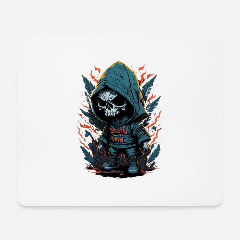 Geist - Mousepad (Querformat) - Weiß