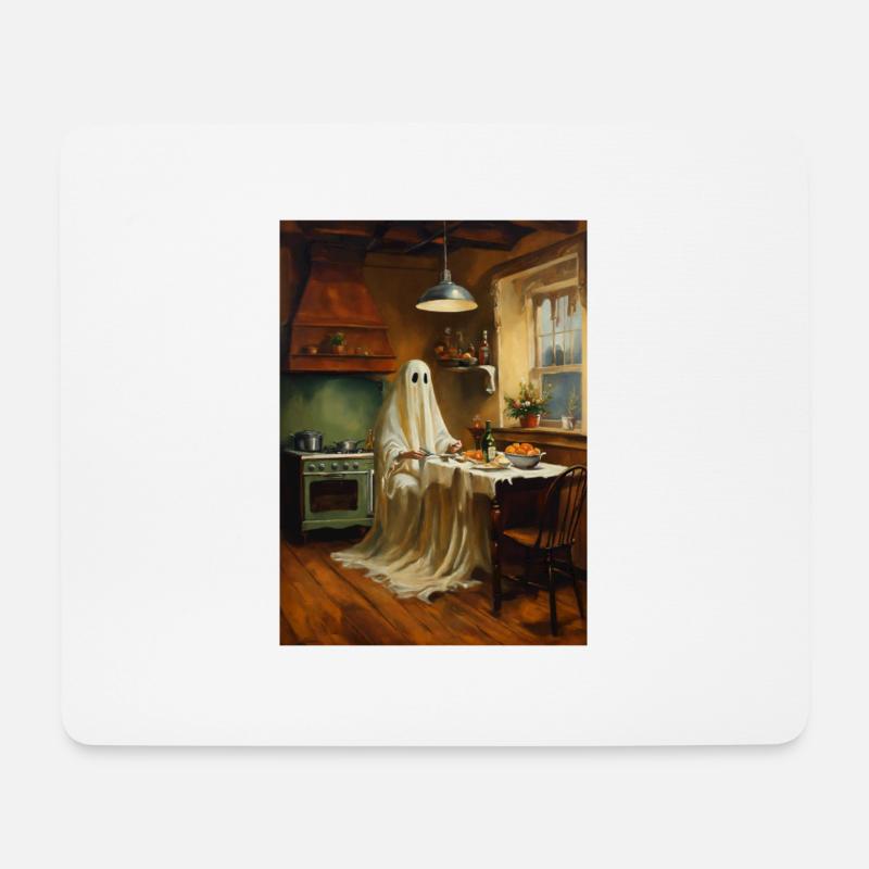 Geistreiches Abendbrot - Mousepad (Querformat) - Weiß