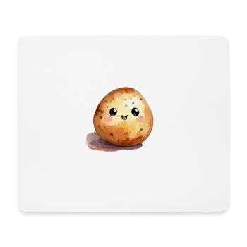 Sweet Potato Smile - Mouse Pad (horizontal) - white - Front