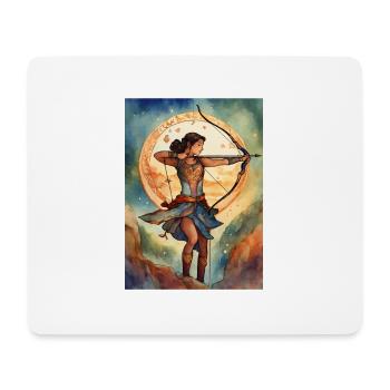 Sternzeichen Schütze - Mousepad (Querformat) - Weiß - Vorne