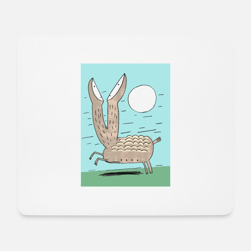 Unbekanntes Tier entdeckt - Mousepad (Querformat) - Weiß