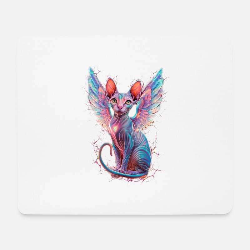 Sphynx Cat for Cat Lovers - Mouse Pad (horizontal) - white