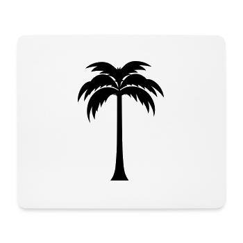 Palme - Mousepad (Querformat) - Weiß - Vorne