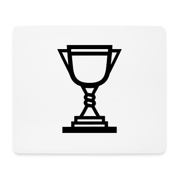 trophée - Tapis de souris (format paysage) - blanc - Devant