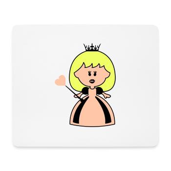 princesse amour - Tapis de souris (format paysage) - blanc - Devant