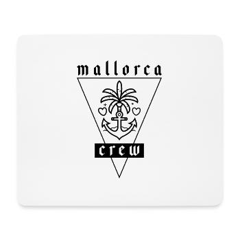 Majorque équipage ancre palmier coeur amour - Tapis de souris (format paysage) - blanc - Devant
