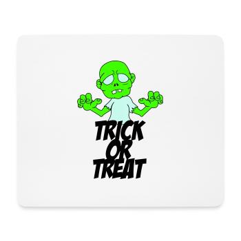 zombie trick or treat - Mousepad (Querformat) - Weiß - Vorne