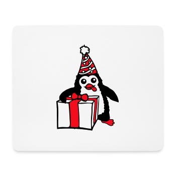 Pinguin Geburtstag Geschenk Party Feiern Hut Kind - Mousepad (Querformat) - Weiß - Vorne