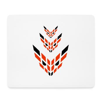 3 Foxes Abstract Logo Evil Eye Friends Team - Mouse Pad (horizontal) - white - Front