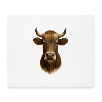 La plus belle vache - Tapis de souris (format paysage) - blanc - Devant