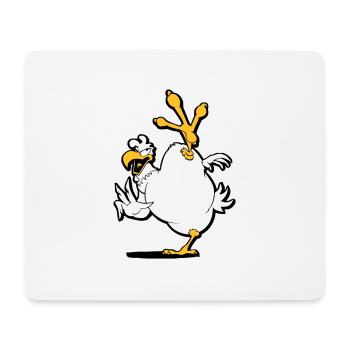 kung_fu_chicken - Mouse Pad (horizontal) - white - Front
