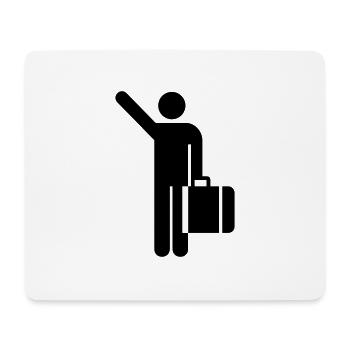 Originaire personne de cabine - Tapis de souris (format paysage) - blanc - Devant