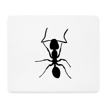 ant - Mousepad (Querformat) - Weiß - Vorne