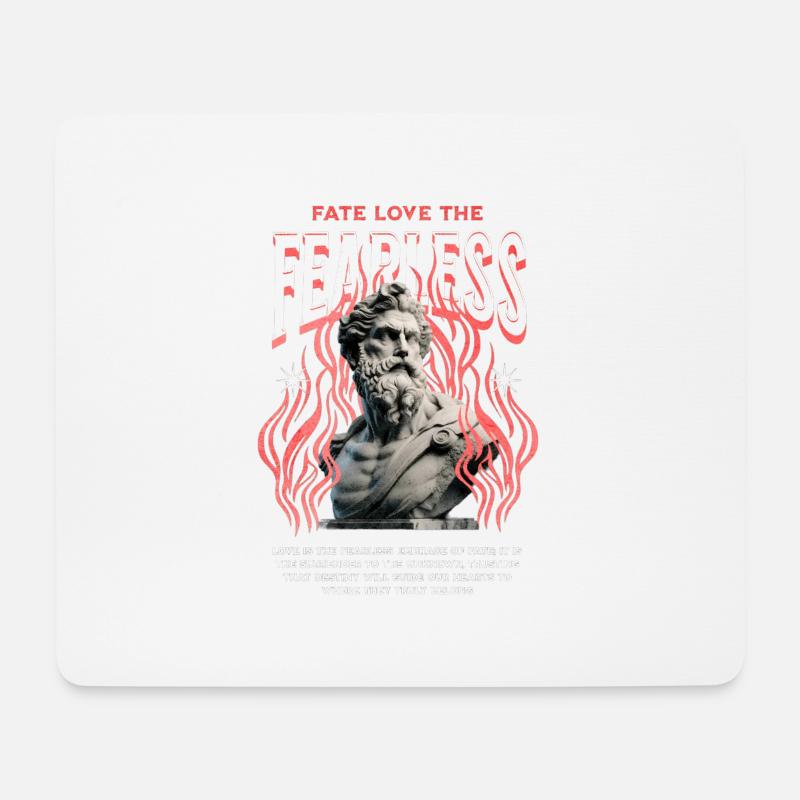 Fate Love the Fearless - Mousepad (Querformat) - Weiß