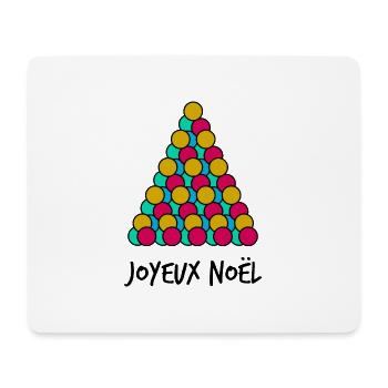 NOËL. ANNEE. ANNIVERSAIRE. RETRAITE. PAPA. MAMAM. - Tapis de souris (format paysage) - blanc - Devant