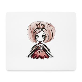kleine prinzessin - Mousepad (Querformat) - Weiß - Vorne