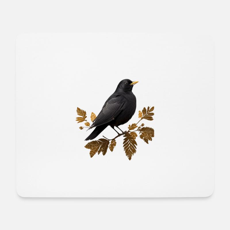 Blackbird - Mouse Pad (horizontal) - white