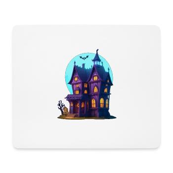 Spooky Villa Halloween - Tapis de souris (format paysage) - blanc - Devant