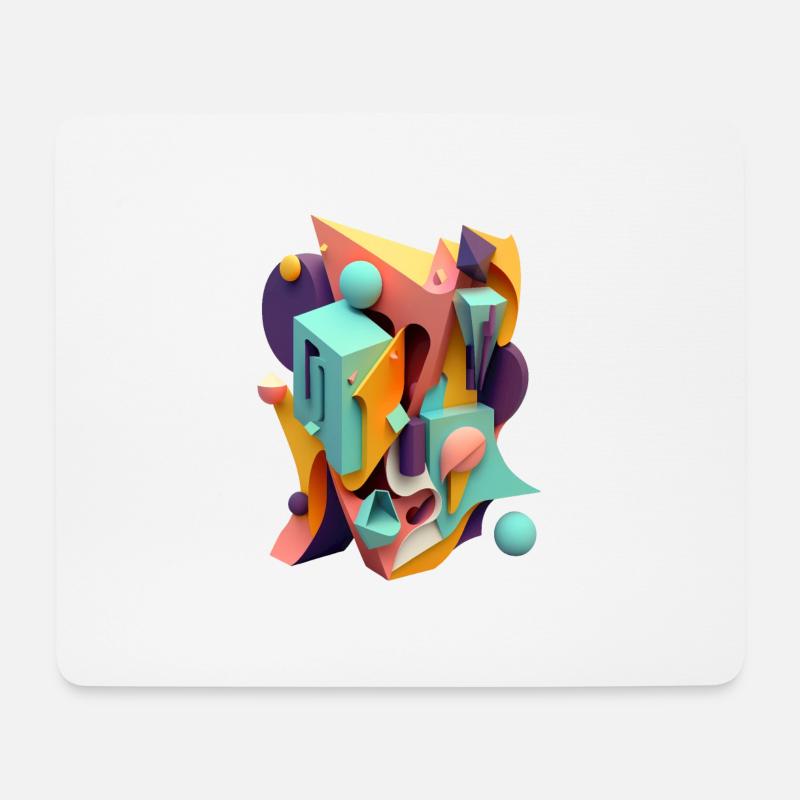 .3D - Mouse Pad (horizontal) - white