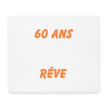 60 ans et toujours un corps de rêve - Tapis de souris (format paysage) - blanc - Devant