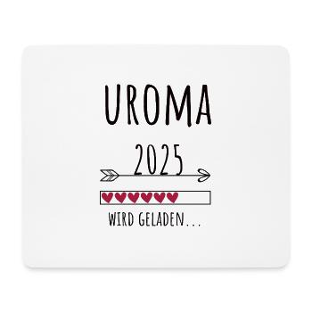 Schwangerschaft Uroma Schwanger 2025 Geschenk - Mousepad (Querformat) - Weiß - Vorne
