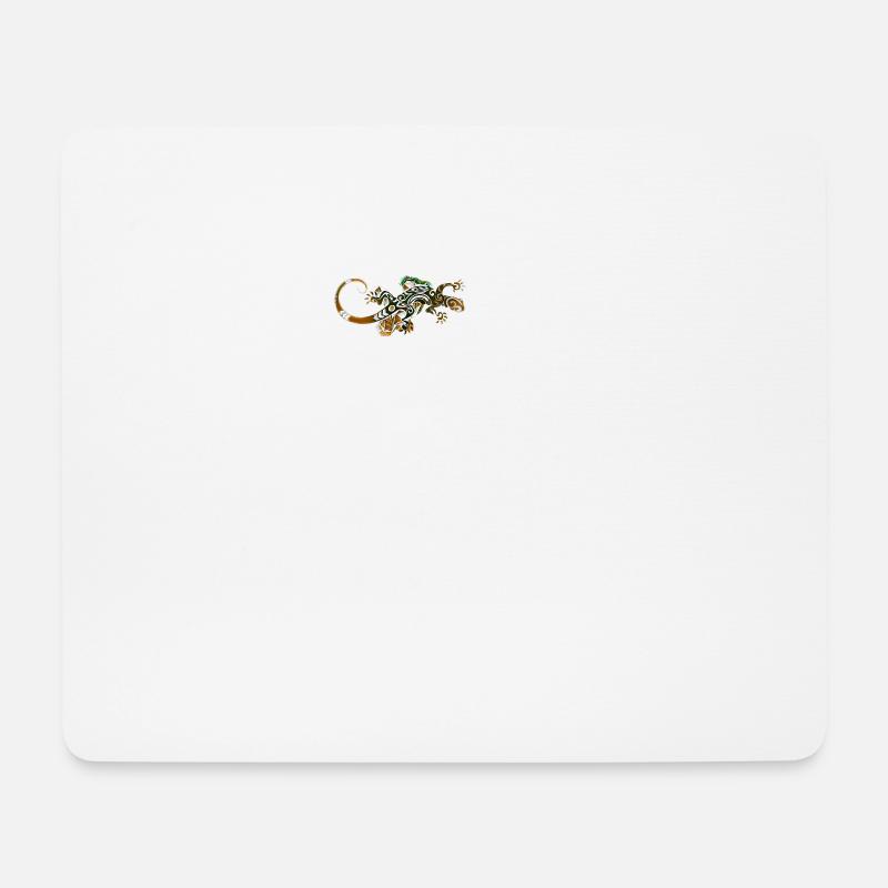 lizard - Mouse Pad (horizontal) - white