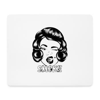 Smoke 4 - Mousepad (Querformat) - Weiß - Vorne