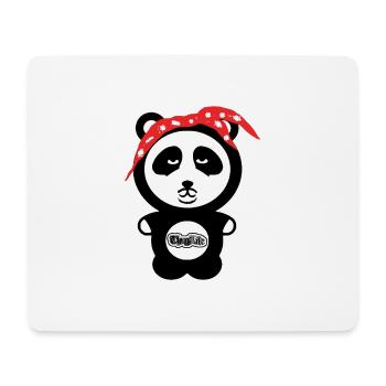 Snoop Panda - Mousepad (Querformat) - Weiß - Vorne