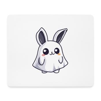 Hase Halloween Lustig Geist - Mousepad (Querformat) - Weiß - Vorne