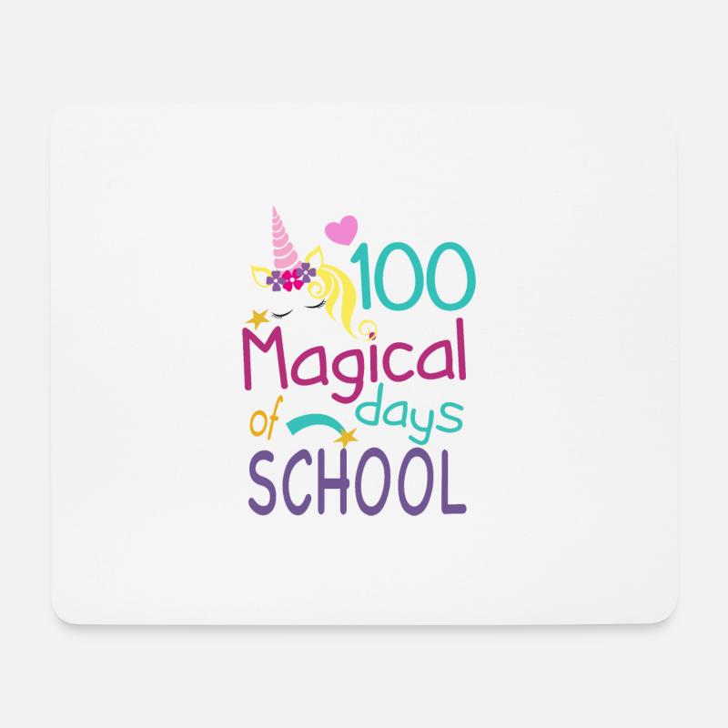 100 Magical Days - Perfect for students - Mouse Pad (horizontal) - white