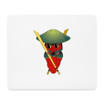 BROCHET - Tapis de souris (format paysage) - blanc - Devant
