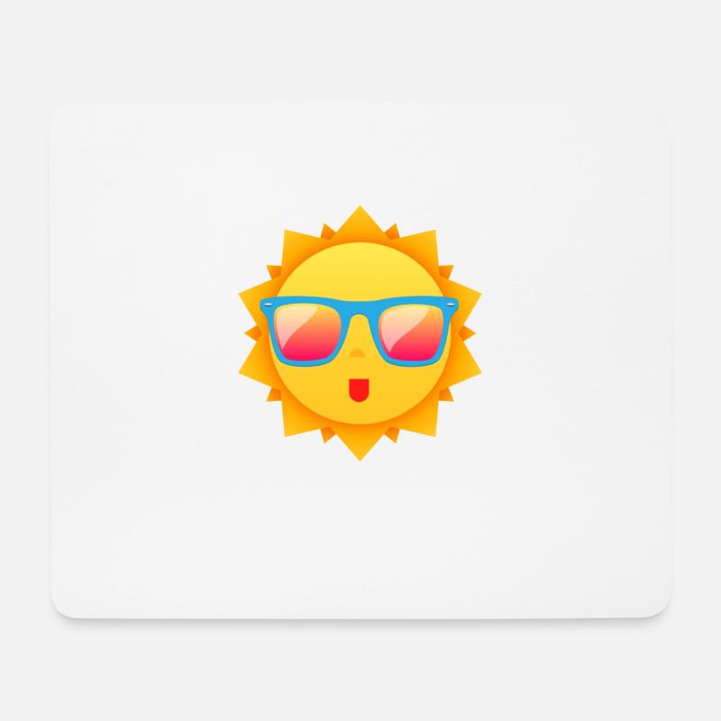 Es ist Sommer - Mousepad (Querformat) - Weiß