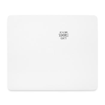 Weinschorle Schorle - Mouse Pad (horizontal) - white - Front
