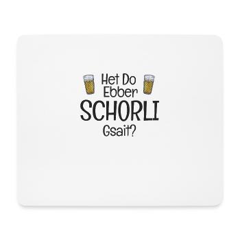 Weinschorle Schorle Badisch - Mousepad (Querformat) - Weiß - Vorne