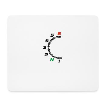Motorradfahrer Geschenk Motorrad Motorradhelm - Mousepad (Querformat) - Weiß - Vorne