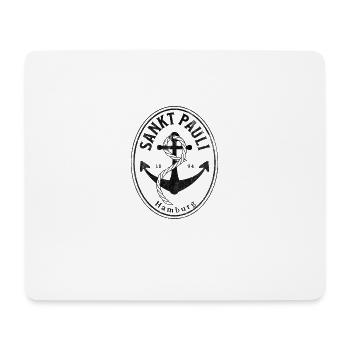 Sankt Pauli St. Pauli Paulianer Geschenk Moin - Mousepad (Querformat) - Weiß - Vorne