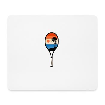 Tennis Player Tennis Racket Tennis Game Gift - Mouse Pad (horizontal) - white - Front