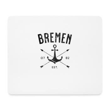 Bremen Logo Souvenir Anchor Bremen Gift - Mouse Pad (horizontal) - white - Front
