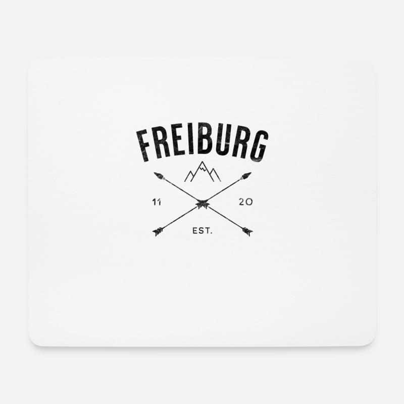 Freiburg Schwarzwald Motiv Freiburger - Mousepad (Querformat) - Weiß