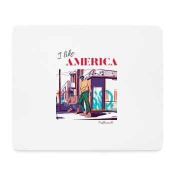 I Like America Country Forever - Mousepad (Querformat) - Weiß - Vorne