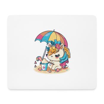 Arc-en-ciel d’été - Un jeu de couleurs - Tapis de souris (format paysage) - blanc - Devant