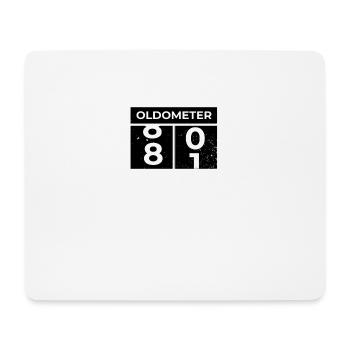 Oldometer 81. Geburtstag Lustiger Slogan zum 81. Geburtstag - Mousepad (Querformat) - Weiß - Vorne