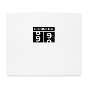 Oldometer 90. Geburtstag Lustiger Slogan zum 90. Geburtstag - Mousepad (Querformat) - Weiß - Vorne