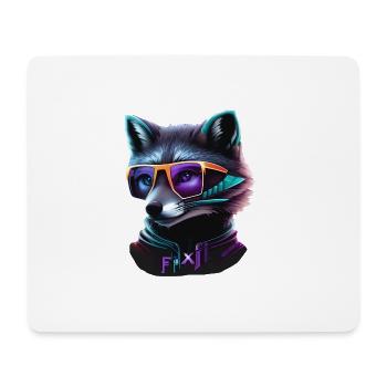 Wolf - Mousepad (Querformat) - Weiß - Vorne