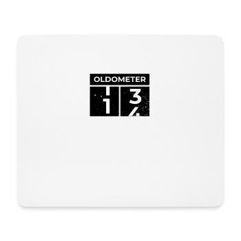 Oldometer 14th Birthday Funny Slogan Turning 14 - Mouse Pad (horizontal) - white - Front