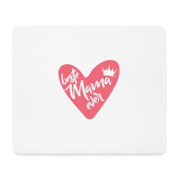 Beste Mama ever - Mousepad (Querformat) - Weiß - Vorne